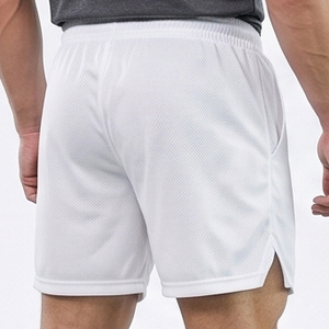 Pantalones Cortos de Malla Personalizados para Hombre, de Color Sólido, para Natación, Gimnasio y Entrenamiento, con Cordón Ajustable en la Cintura - Product Image 2