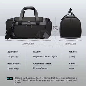 Adjustable Strap Custom Color High Quality Duffle Bag Pakistan Manufacturer Duffle Bags For Sale - Product Image 6