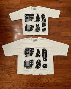 เสื้อยืดโอเวอร์ไซส์ผู้ชาย คุณภาพสูง ผ้าฝ้ายเจอร์ซีย์ 100% แขนสั้น ทรงบ็อกซี่ เนื้อผ้าหนา เสื้อยืดสั่งทำพิเศษ - Product Image 4