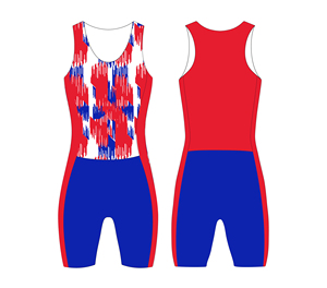 Professional Men's <b>Wrestling</b> Competition Singlet - Product Image 2
