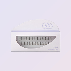 Pestañas al por mayor Olrio Korean K-Beauty Ollio The Classic Single Strand Eyelashes Paquete Individual - Spiky - Product Image 6
