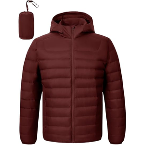Latest Quality Unisex <b>Waterproof</b> Hooded Reversible Thick Puffer Jacket Winter <b>Warm</b> 100% Nylon Streetwear - Product Image 4