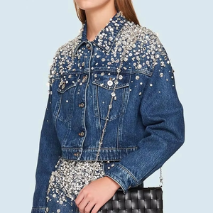 แจ็คเก็ตผ้าแคนวาสย้อมสีล่าสุดปี 2026 สำหรับผู้หญิง สวมใส่สบายในฤดูหนาว ผ้าฝ้ายกันยับ รับสกรีนโลโก้และสีตามสั่ง - Product Image 2