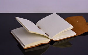 สมุดโน๊ตหนังแบบวินเทจสมุดโน๊ตแบบกระดาษคอตตอนงานหนังไดอารี่แบบทำมือไดอารี่ท่องเที่ยวแบบทำมือ - Product Image 6