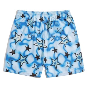 Pantalones cortos estampados coloridos de alta calidad para la playa, pantalones cortos de poliéster resistentes al agua de secado rápido para hombre, perfectos para fiestas informales y en la piscina - Product Image 2