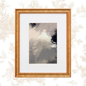 Modern Golden Wood Rectangle <b>Painting</b> <b>Frame</b> With White Mat Vertical Art Display Photo <b>Frames</b> <b>For</b> Living Room - Product Image 5