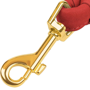 Competitive Price Leather Dog Leash Customized Color Leather Dog Leash Rivet Decoration Factory Made Leather Dog Leash - Product Image 5