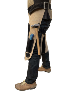 Delantal Profesional de Herrador Completo en Cuero Vacuno Resistente para Herrar y Cuidar Caballos, Instrumentos Veterinarios Ecuestres - Product Image 6