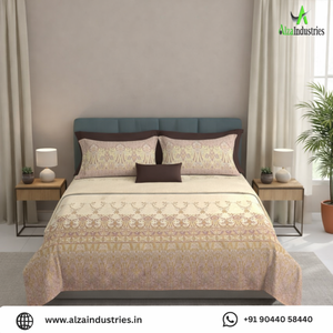 Juego de Ropa de Cama de Algodón de Lujo Tamaño King |   Tela Suave y Transpirable de Primera Calidad |   Construcción sin juntas ni uniones visibles |   Calidad de Hotel - Product Image 2