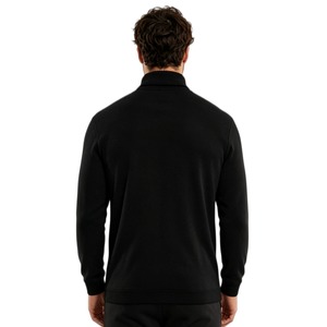 T-shirt en coton en gros 180 grammes col rond manches longues décontracté tricoté imprimé double face multicolore OEM pour hommes - Product Image 4