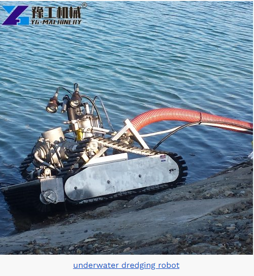 Automatic Machine Robot Underwater Dredging Rubber Track Pipe Silt Cleaning Gearbox 2 Year Warranty