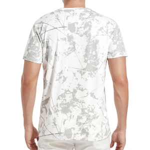 เสื้อยืดคอกลมคุณภาพสูง พิมพ์ลายแบบซับลิเมชั่น แห้งเร็ว ผ้าฝ้าย 100% สำหรับผู้ชาย เนื้อผ้าหนา 320 กรัม - Product Image 3