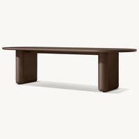 Ensemble de salle à manger d'extérieur de luxe moderne en alliage d'aluminium durable, résistant à l'eau et aux UV, avec chaises et table rembourrées, mobilier d'extérieur pour