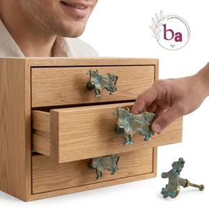 Ba <b>Rustic</b> Cast Iron Cow Shape Eco-Friendly Multi-Function Cabinet Handle Knob for Kitchen Furniture Decor - Product Image 2