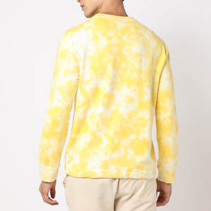 Men's Casual Quality Cotton Polyester Fleece Sweatshirt Custom Logo Printing Solid Crew Neck Waterproof Breathable Lined Winter - Product Image 2