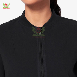 Ensembles de blouses médicales roses en coton tricoté et polyester, séchage rapide, respirants, uniformes d'hôpital unisexes, fabriqués au Pakistan - Product Image 5