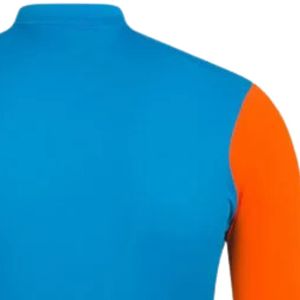 Blue Orange Short Sleeve Cycling Jersey for Men Women Breathable Lightweight <b>Road</b> Mountain Bike Riding Training Shirt - Product Image 4