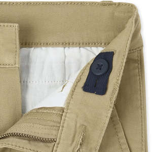 Pantalones de Uniforme Escolar Color Caqui, Estilo Universitario, de Pierna Recta para Estudiantes Niños y Niñas, Pantalones Largos Casuales - Product Image 2