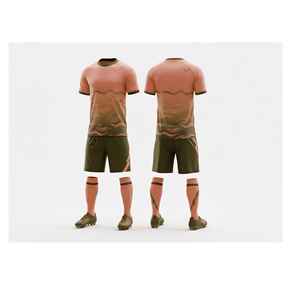 Conjunto de Fútbol Sublimado de Alta Calidad con Impresión Personalizada |   Tallas para Hombres, Mujeres y Jóvenes |   Ropa Deportiva Ligera de Secado Rápido para Entrenamiento - Product Image 3