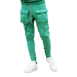 New Arrival Baggy Cargo Pants Men Custom Multi Pocket <b>Jeans</b> 100% Cotton Custom Wide Leg Heavy Duty Cargo Pants Wholesale - Product Image 3