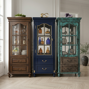 Vitrine de présentation en forme de violoncelle pour hôtel de charme, en bois massif et verre, mobilier de club sur mesure, OEM - Product Image 4