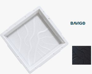 แม่พิมพ์พลาสติก PP จากโรงงาน BAVIGO สำหรับแผ่นปูพื้นคอนกรีตลายเมฆขนาด 400 × 400 × 50 มม. - Product Image 1