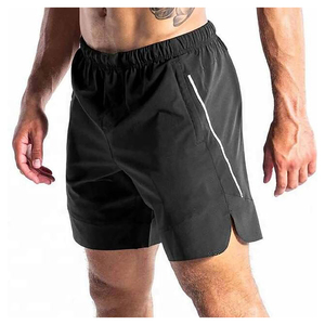 Shorts de course à séchage rapide pour hommes – Shorts de sport légers et respirants avec taille élastique et poches latérales - Product Image 1