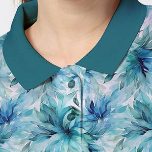 Polo moderne avec fermeture boutonnée et look contemporain épuré, confortable - Product Image 6