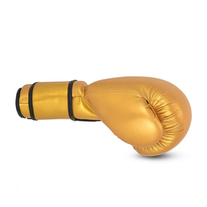 Gants de boxe dorés pour adultes avec sangle de poignet réglable à scratch pour l'entraînement en salle et le sparring - Product Image 6