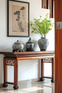 Console moderne en bois pour salon, entrée, couloir, décoration intérieure de la maison - Product Image 5