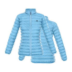 Veste matelassée zippée personnalisée pour femme, coupe classique, en coton et polyester, imperméable, coupe-vent et respirante - Product Image 1