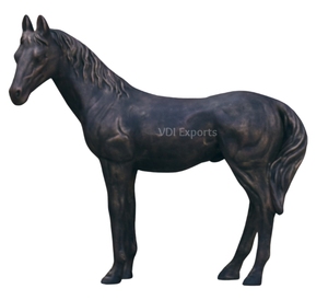 Life Size Royal Horse Sculpture Luxury Traditional Design Handmade Wedding Decor Statue Entrance Styling Event Display - Product Image 1