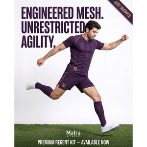 <b>Mens</b> Custom Elite Soccer Uniform 160GSM Quick Dry Jacquard Knit Slim Fit Tonal Stripe Match Kit Size XL Sialkot Factory OEM - Product Image 5