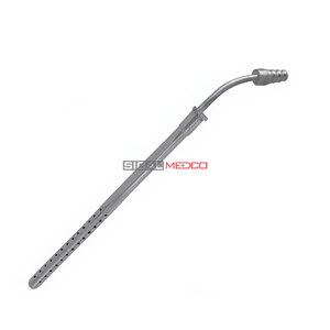 Tubo de Succión Poole 23 FR OD Curvo de 10 Pulgadas, Instrumento Médico Quirúrgico de Acero Inoxidable de Grado Alemán, Reutilizable y Autoclavable - Product Image 6