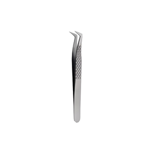 Juego de Pinzas Profesionales de Acero Inoxidable para Extensión de Pestañas con Puntas Anguladas de Precisión y Agarre Antideslizante para Artistas de Pestañas de Salón - Product Image 4