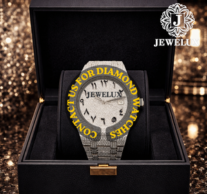 Montre Hip Hop en Diamant Moissanite Premium pour Hommes, Montre-Bracelet de Luxe Étanche pour Usage Quotidien et Événements Spéciaux en Vente - Product Image 4