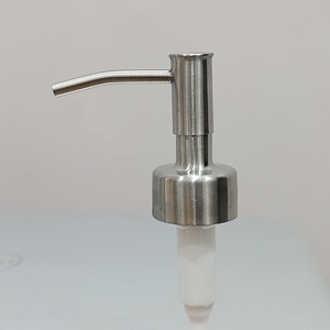 Pompe de Remplacement pour Flacon de Lotion au Design Moderne et Élégant, Finition Miroir, en Acier Inoxydable, Pompe Premium pour Flacon d'Articles de Toilette d'Hôtel - Product Image 3