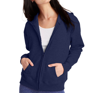 Sudadera de mujer casual estilo urbano con hombros caídos, transpirable, ecológica, con capucha, tejida, precio mayorista - Product Image 1