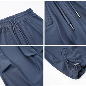 Poches pour femmes élastique ample taille haute séchage rapide pantalons de survêtement respirant Anti-ultraviolet froid soleil pantalon pantalon à jambes larges - Product Image 5