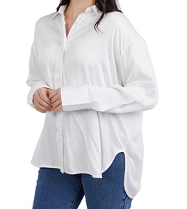 Blusas Sexys para Mujer, Camisa de Manga Larga 2026, Silueta Clásica Moderna Oversize, 100% Algodón Ecológico Antiarrugas - Product Image 1