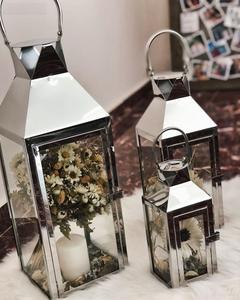 Lanternes en forme de cabane de haute qualité, décoratives pour Noël, écologiques, pour l'intérieur et l'extérieur, pour la maison et le jardin, porte-bougies - Product Image 6