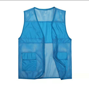 เสื้อกั๊กสะท้อนแสง โพลีเอสเตอร์ตาข่าย ไฟ LED กันน้ำ โลโก้สั่งทำได้ ระดับ 2 คุณภาพสูง สำหรับงานอุตสาหกรรม - Product Image 6