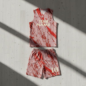 Dernier modèle de maillot de basket-ball personnalisé sublimé, uniforme de basket-ball réversible - Product Image 1