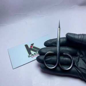 Tijeras Profesionales de Acero Inoxidable Curvas y Afiladas para el Cuidado de las Cutículas, Manicura y Pedicura con Logotipo Personalizado - Product Image 1