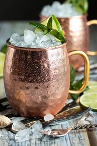 Copper Moscow mule mug <b>set</b> twilight <b>beverage</b> cups reusable handmade <b>serving</b> mugs premium finish durable - Product Image 6