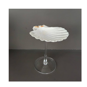 Vaso de Vidrio Artesanal con Diseño de Conchas Marinas, Regalo con Temática Oceánica para Tiendas Minoristas - Product Image 2