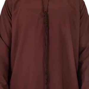 Offre Spéciale – Thobe Homme en Coton Respirant et Léger de Haute Qualité, Longueur Ras du Sol, Vêtement Islamique Décontracté pour la Prière, Taille Adulte - Product Image 3