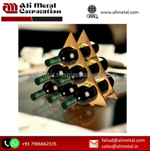 The Berrel Metal <b>Wine</b> <b>Stand</b> Decorative <b>wine</b> holder for living room decoration and party decoration Customizable - Product Image 6