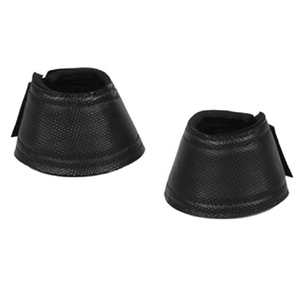 Botas Protectoras para Caballos de Cuero Sintético de Primera Calidad, Color Sólido, Protección para las Patas Equinas, para Entrenamiento de Equitación, Equipo Ecuestre - Product Image 1