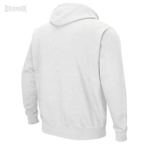 Sudadera con capucha de sarga y cremallera completa, con Logo de la marca Colosseum Arca, de norte, de color negro - Product Image 3